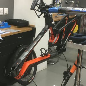 Stripped to the bare minimum - the masterpiece of the KTM Scarp frame